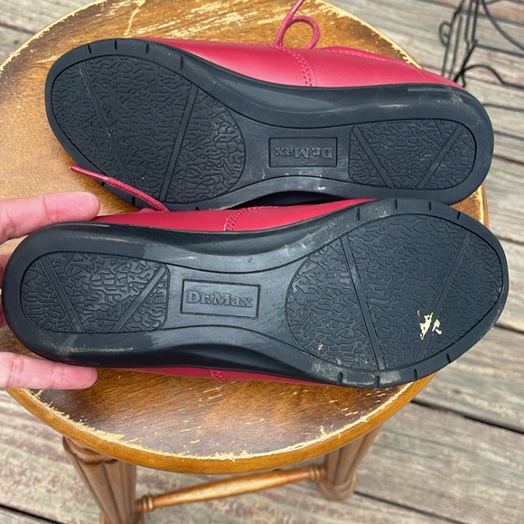 Dr Max Women’s Red Oxford Tie Leather Shoes size 7 - memory foam-Blair Haband - Picture 4 of 8